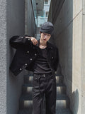 Camper Rivet Crop Cotton Jacket