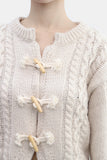 Mortian Cable Knit Cardigan