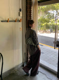 [unisex] Koent Key Ring Banding Sweat Balloon Wide Pants