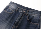 Deep Blue Balloon Denim Pants