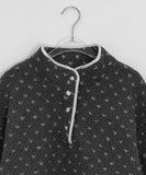 Desili Dot Fleece Anorak Sweatshirt