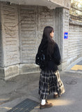Huen High Neck Duffle Over Wool Hood Midi Coat
