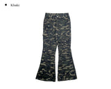 Yeru Cargo Military Bootcut Pants