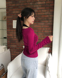 Luca V-neck Button Tencel Cardigan