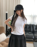 Fornel Unbalanced Collar Short Sleeve