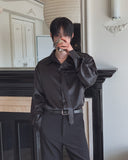 Locke Satin Tie Shirt