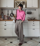 Reeves Side Banding One-Tuck Slacks