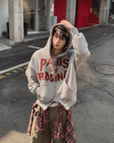Paris Semi-Crop Hooded Zip-Up