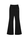 [mnem] eyelet leggings bootcut pants