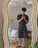 Hilla Pintuck Bermuda Slacks