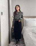 Yubel Leopard Round Puff Knit