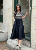 Chels Shirring Short Sleeve Layered One Piece