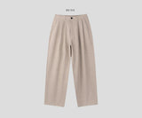 Cooling Linen Two-Tuck Wide Pants