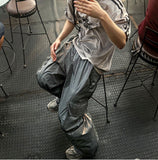 Wide Gorpcore Nylon Pants Track Pants Jogger Pants