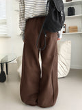Jude Side Snap Balloon Two-Way Pile Long Wide Jogger Pants