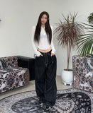 Carter's embroidered denim pants