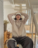 Tech Color Matching High Neck Hood Zip-Up