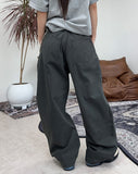 Daviel Dart Curved Cotton Pants