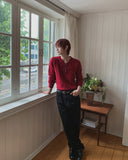 KEF Semi-Wide Black Jeans