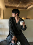 Summer drop line button detail mix cardigan