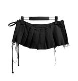 Dema Pleated Wrap Skirt
