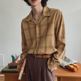 Wider check classic shirt