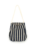 Penan striped shoulder bag