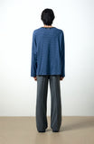 POCKET STRIPE LONG SLEEVE T SHIRT