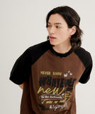 Something Raglan Short Sleeve T-shirt