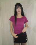 Dadin Color Short Sleeve T-shirt