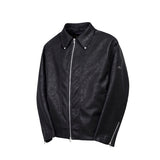 VEGAN LEATHER SINGLE RIDER JACKET