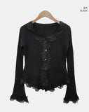 Levin Frill Lace Cardigan
