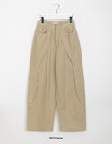 Ian Wave Slit Cotton Pants