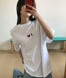 SMALL HEART HALF T