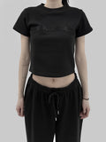 Wintz Patch Brushed Crop Tee