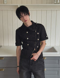 [PLAN MADE] Blake Cutoff Napoleon Jacket