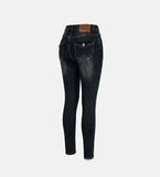 Slim fit dark washing skinny denim