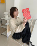 Menico Boucle Crop Cardigan