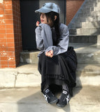 LACE FRILL LONG SK