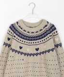 Winmi Nordic Heart Knit