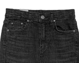 Lare washing denim bootcut pants
