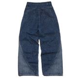 Wavy Brushed Wide Denim