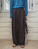 Loader Pintuck Stripe Wide Slacks