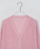 Moata Summer V-neck Net Knit Cardigan