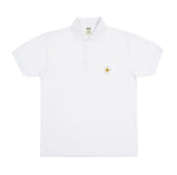 Flower Dot Embroidered Pique Short Sleeve T-shirt