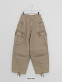 Lilpon Cargo Wide Balloon Pants
