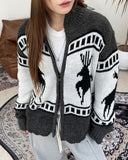 Derive Nordic Knit Zip-Up