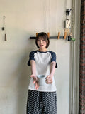 [BAONHAUS] Marcel Raglan Color Matching Short Sleeve Tee