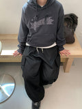 [Unisex] Tedens Curved Banding Cargo Wide Pants