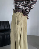 Ruben Two-Pin Tuck Two-Way Chino Pants